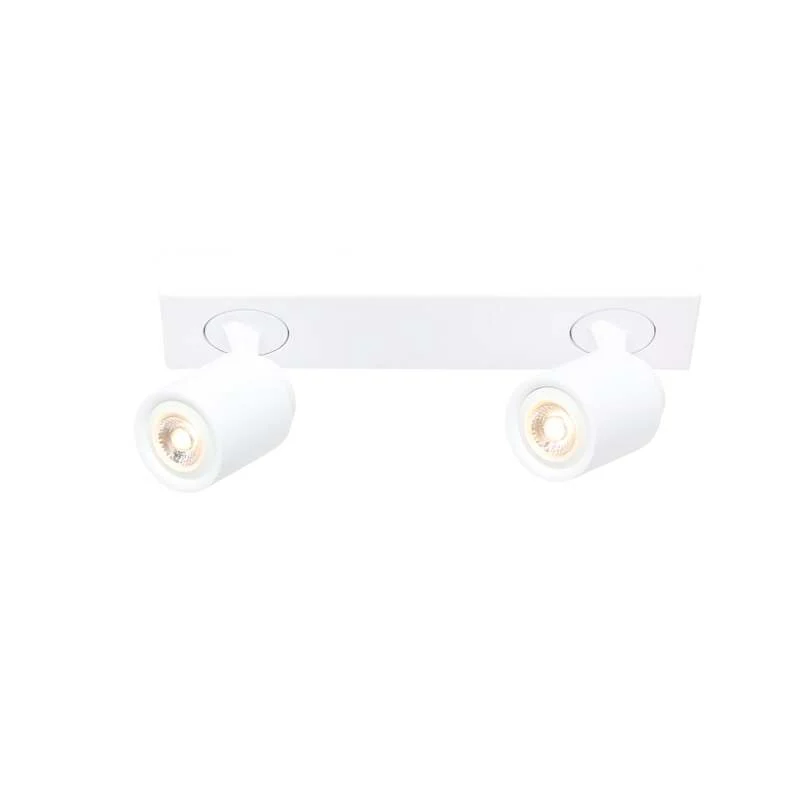 B-Ware Freelight Deckenstrahler Razza LED Strahler dimmbar Leuchte weiß Metall 38cm