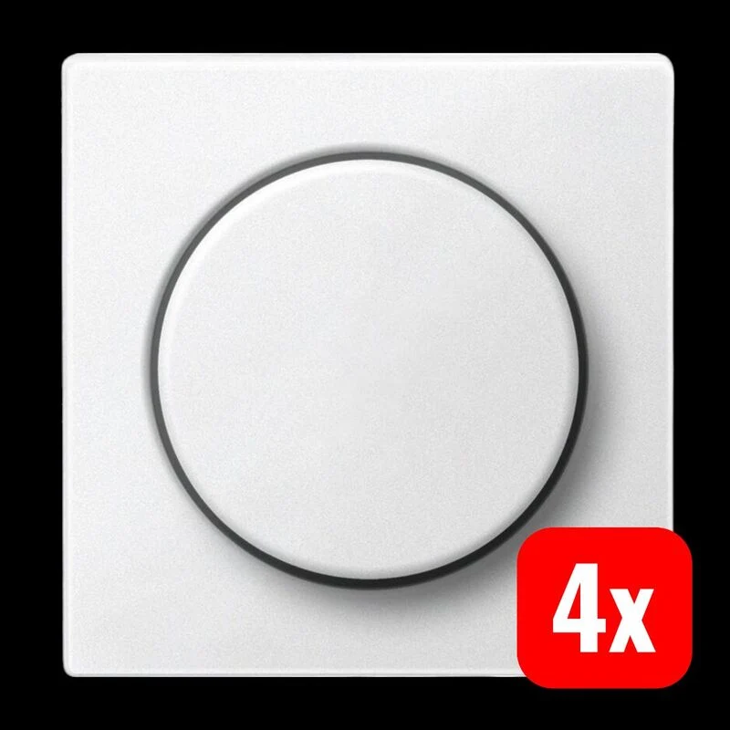 B-Ware Merten Dimmer-Abdeckung Polarweiß MEG5250-0419 Lichtdimmer Schalter Weiß