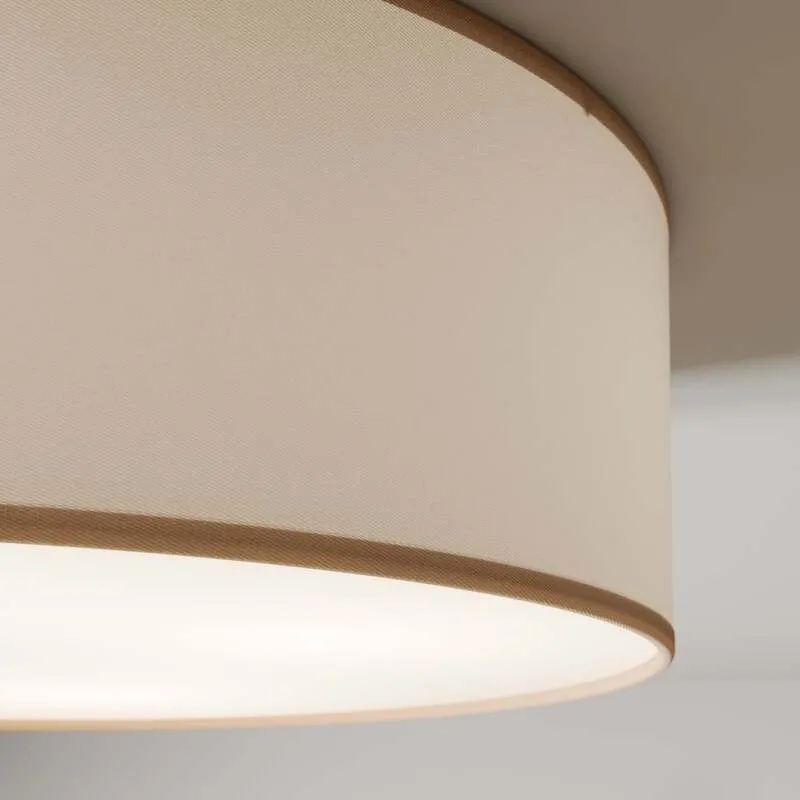 B-Ware TK-Lighting Deckenleuchte Rondo LED Lampe dimmbar beige Ø45cm 4-flammig Metall