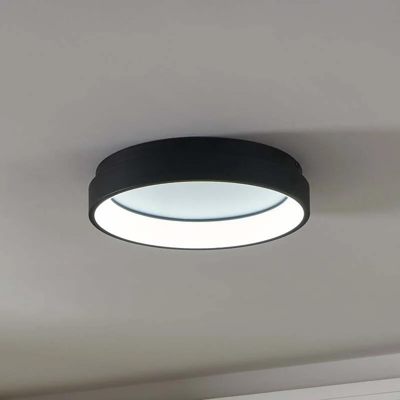 B-Ware EGLO connect Deckenleuchte Lampe Marghera-Z LED dimmbar schwarz 60cm Ø3200lm