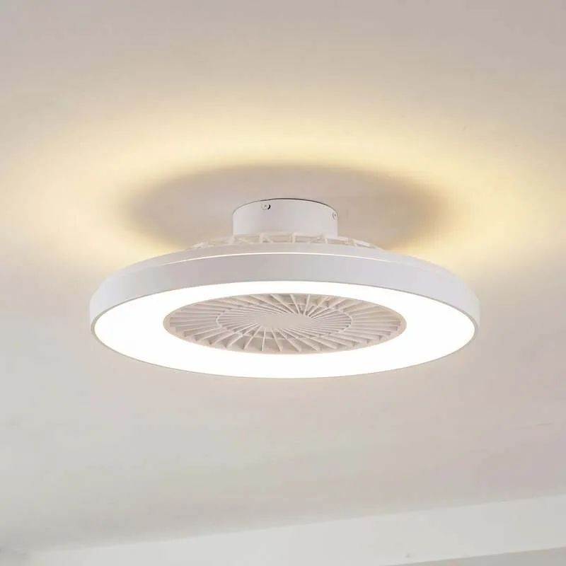 B-Ware Lindby Deckenventilator Teleo LED Smart Home Tuya App weiß Ø58cm Fernbedienung