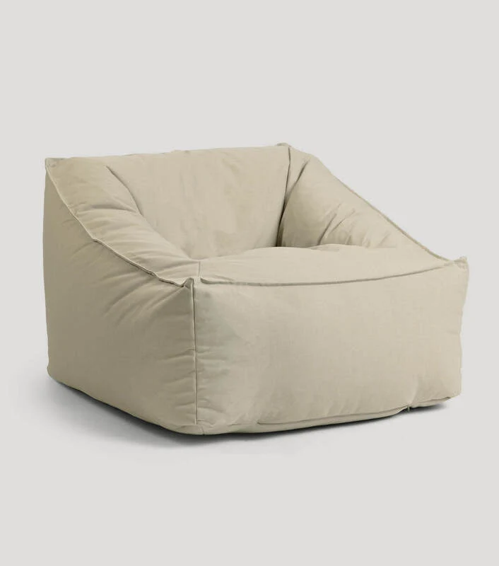 B-Ware mokebo Sitzsack Sessel Outdoor Der Sunnyboy Sandfarben Outdoorstoff strukturiert