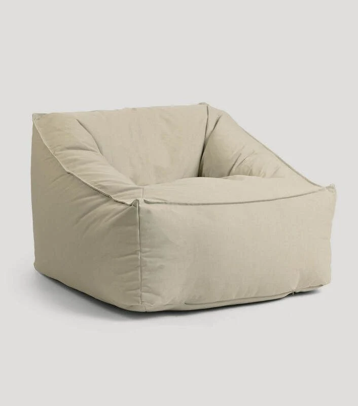 B-Ware mokebo Sitzsack Sessel Outdoor Der Sunnyboy Sandfarben Outdoorstoff strukturiert